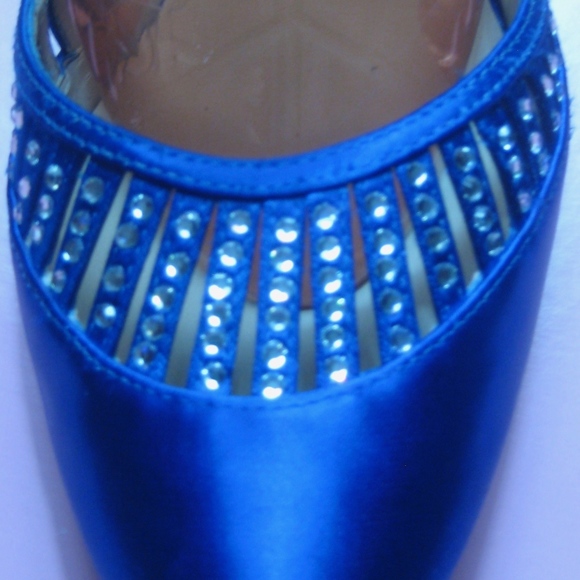 Nina Dyeable Shoes Sz: 7.5B in Royal Blue - Picture 4 of 8